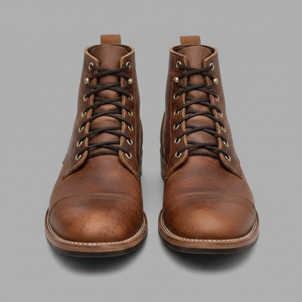 Herren Arbeitsstiefel | Robuste Schnürstiefel mit Knöcheldesign