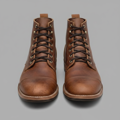 Herren Arbeitsstiefel | Robuste Schnürstiefel mit Knöcheldesign