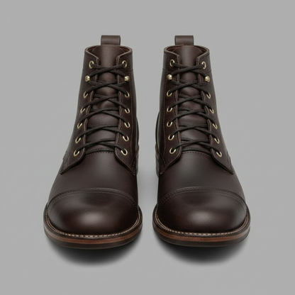 Herren Arbeitsstiefel | Robuste Schnürstiefel mit Knöcheldesign