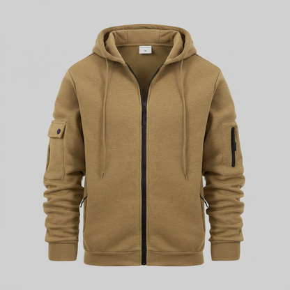 Herren Kapuzenpullover mit Reißverschluss | Utility Hoodie