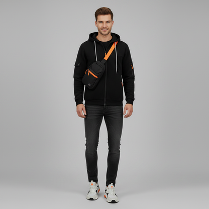 Herren Kapuzenpullover mit Reißverschluss | Utility Hoodie