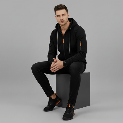 Herren Kapuzenpullover mit Reißverschluss | Utility Hoodie