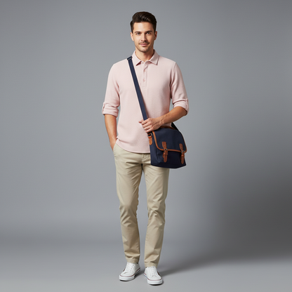 Lässiges Button Down Herrenhemd | Herren Hemden Langarm