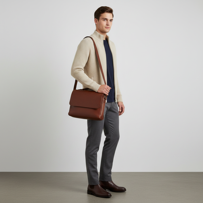 Schwarzer Herren Cardigan | Schmale Passform mit Stehkragen