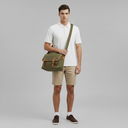 Waffelmuster Herren Poloshirt | Trendiges Poloshirt für Männer