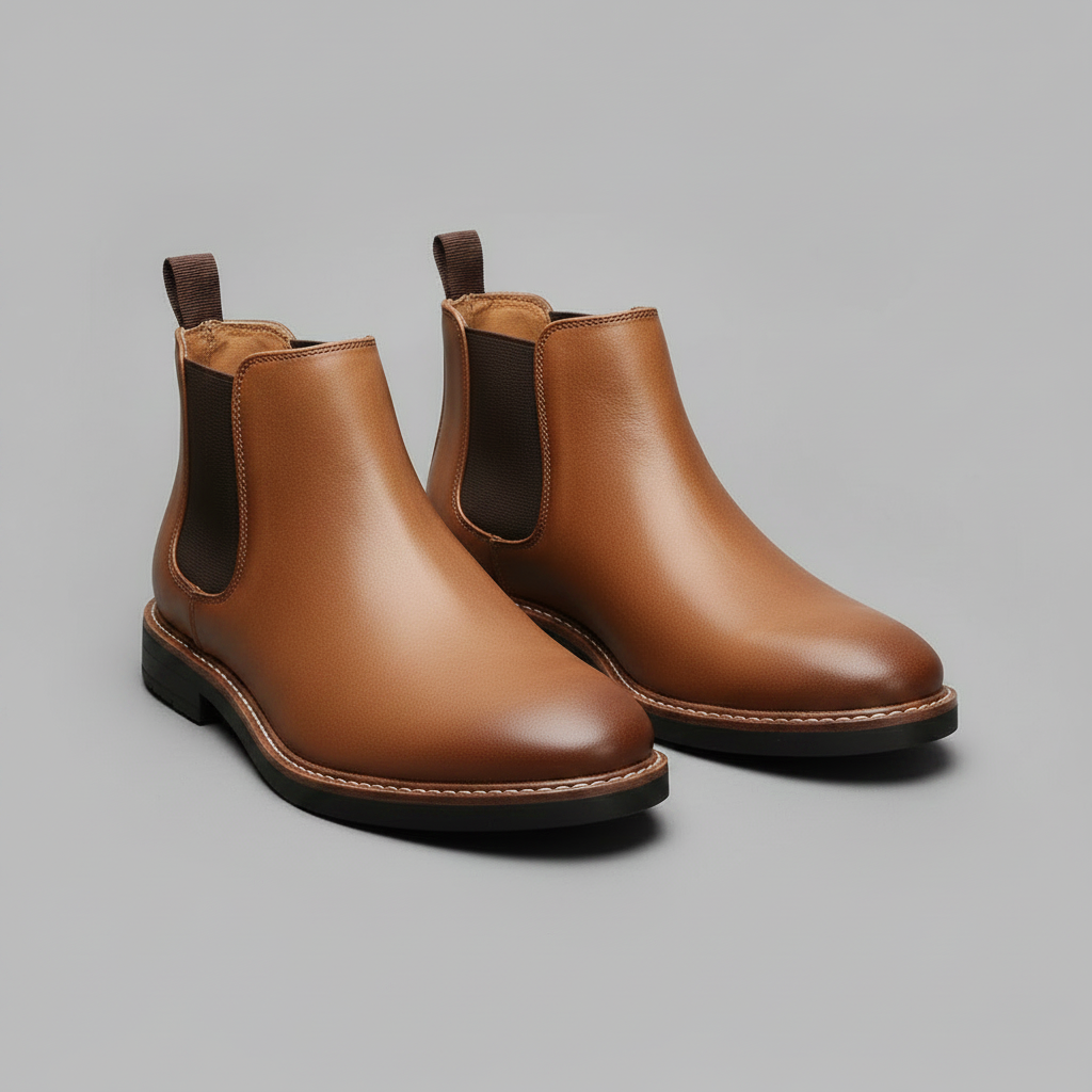 Wasserdichte Chelsea Stiefel Herren | Knöchelhohe Stiefel