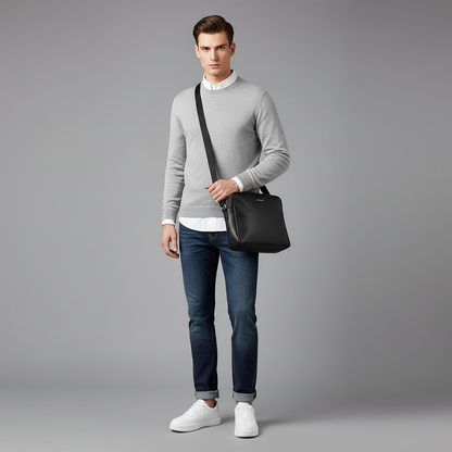 Weiße Sneaker Herren Plateau | Modische Schnürschuhe